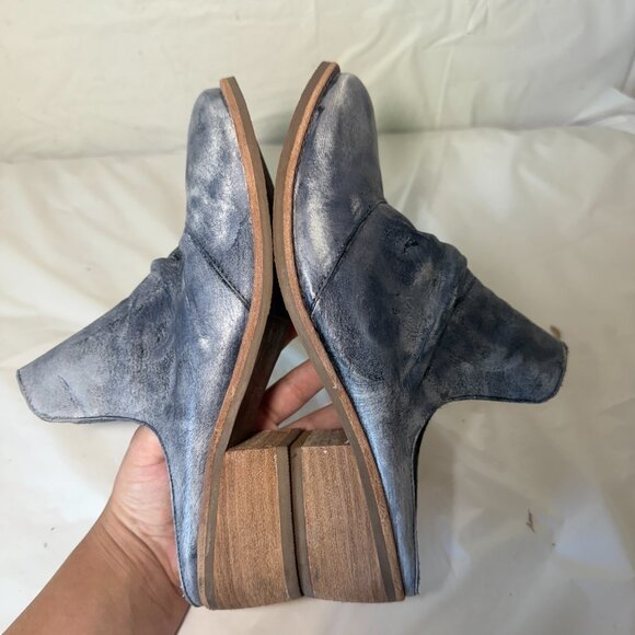 Matisse Augustine light blue leather booties women's 8M - Picture 7 of 15